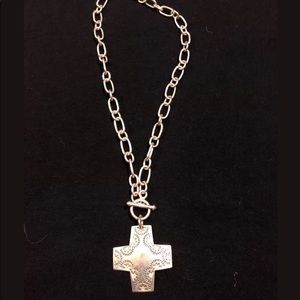 Silpada Cross with chunky chain